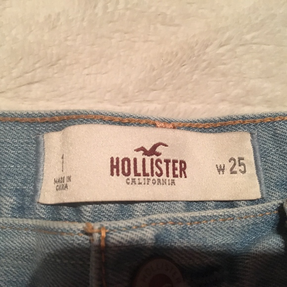 ACID WASH DISTRESSED JEAN SHORTS! - Picture 2 of 3